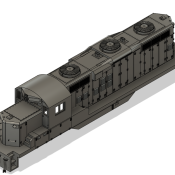 N Scale – EMD GP10 Phase 3 with DB Locomotive Shell