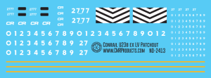 ND-2413_Conrail_Locomotive_U23b_ex_Lehigh_Valley_Patchout_Decal