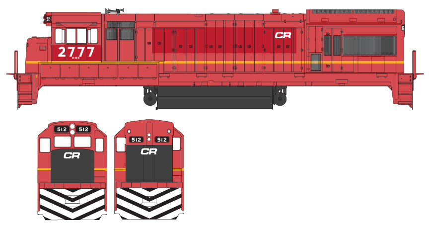 ND-2413_Conrail_Locomotive_U23b_ex_Lehigh_Valley_Patchout_Layout