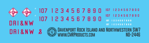 ND-2446_Davenport_Rock_Island_&_North_Western_EMD_SW-7_Locomotive_Decal