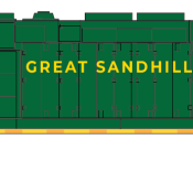 Great Sandhills Railway SD40-2 (2023+) Decals