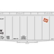 Milwaukee Road 40ft Airslide Red Logo Decals