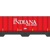 Indiana Railroad Red Covered Hopper Decals