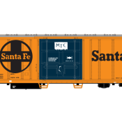 Santa Fe Shock Control Mechanical Reefer Decals