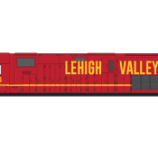 Lehigh Valley C420 Cornell Red Scheme 2 Decals
