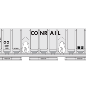 Conrail Longitudinal Hopper Decals