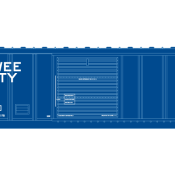 Lenawee County Railroad 50ft Box Car Decals