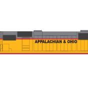 Appalachian & Ohio (WAMX) Ex UP SD50s Decals