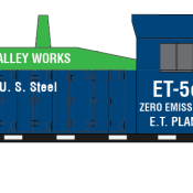 US Steel Zero Emissions Plant Switchers Mon Valley Works Decals