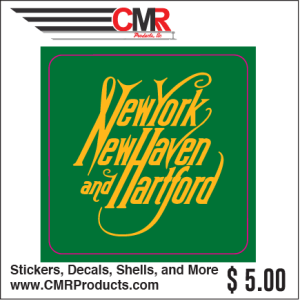 145-0517_Vinyl_Sticker_-_New_Haven_Script_Logo_Green_Yellow