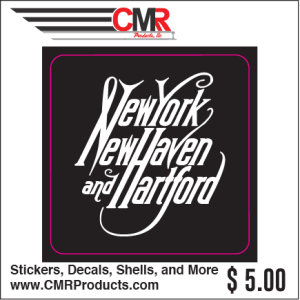 145-0518_Vinyl_Sticker_-_New_Haven_Script_Logo_Black_White