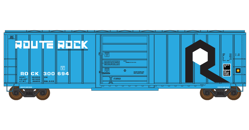 ND-2617_Rock_Island_50ft_Blue_Box_Car_Layout