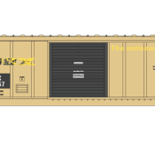 Railbox Box Car Large Faded Logo Decals