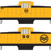 US Steel GE Switcher Decals