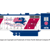 Missouri Pacific Bicentennial Locomotive Decals