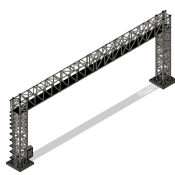 N Scale – Signal Bridge 4 Track 33mm No Signals