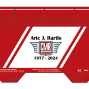 AJH Memorial ACF 2 Bay Centerflow Covered Hopper Decals