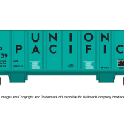 Union Pacific Large Letter 41ft Ballast Hopper Decals