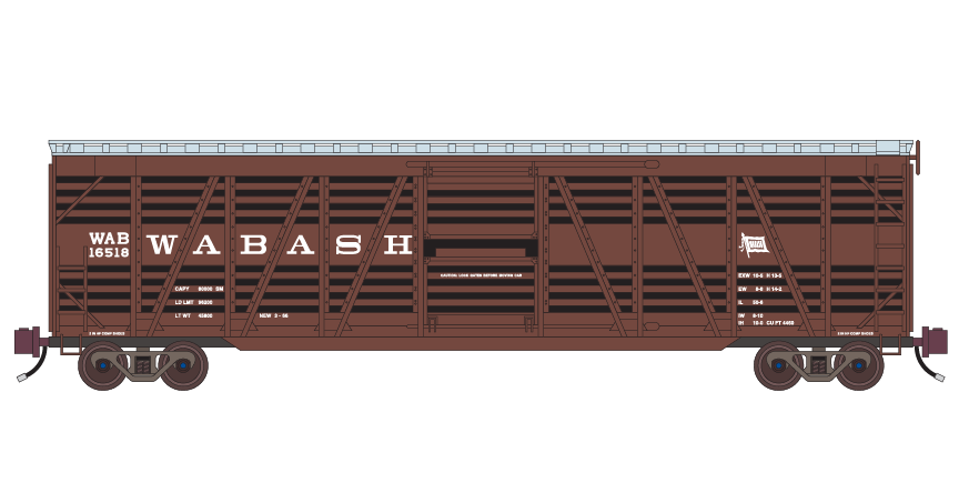 ND-2675_Wabash_Railroad_Stock_Car_50ft_Outside_Braced_Layout