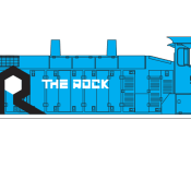 Rock Island Blue Scheme Switcher Decals