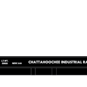 Chattahoochee Industrial Railroad Seico Bulkhead Flatcar Decals